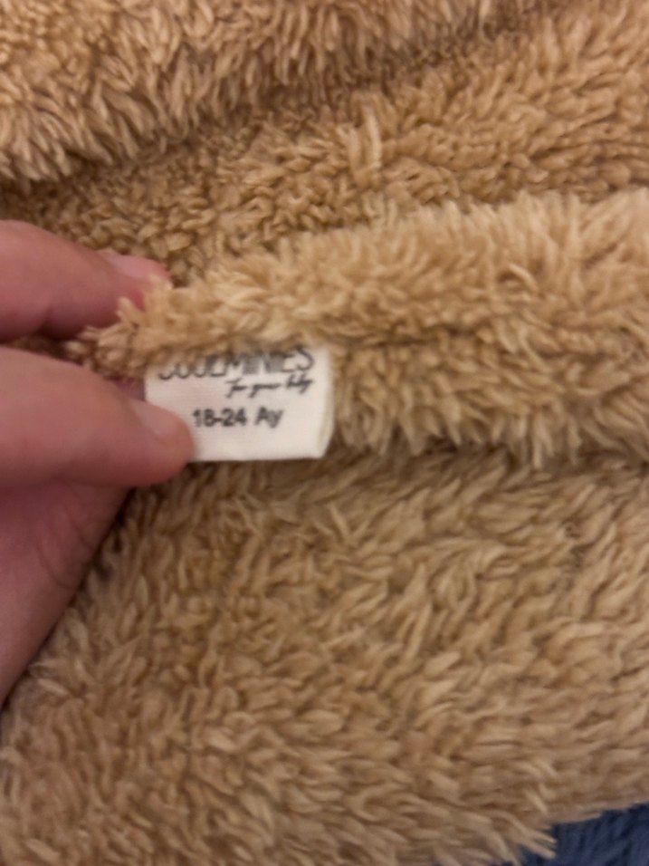 Kahverengi Erkek Bebek Peluş Tulumu - Görsel 3