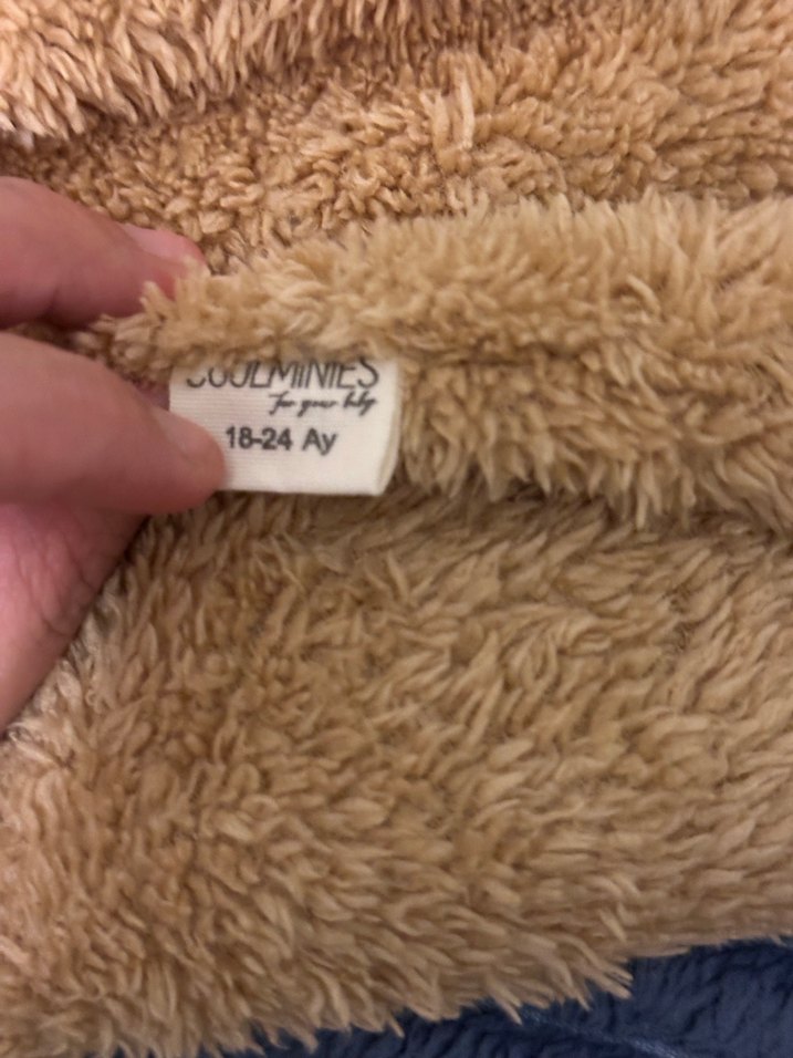 Kahverengi Erkek Bebek Peluş Tulumu - Görsel 2