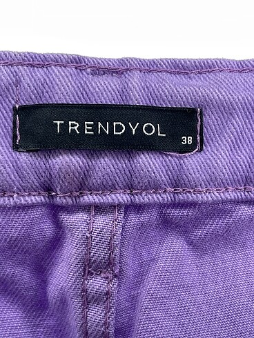 38 Beden mor Renk Trendyol & Milla Jean / Kot %70 İndirimli.