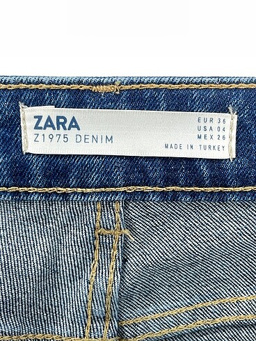 36 Beden mavi Renk Zara Jean / Kot %70 İndirimli.