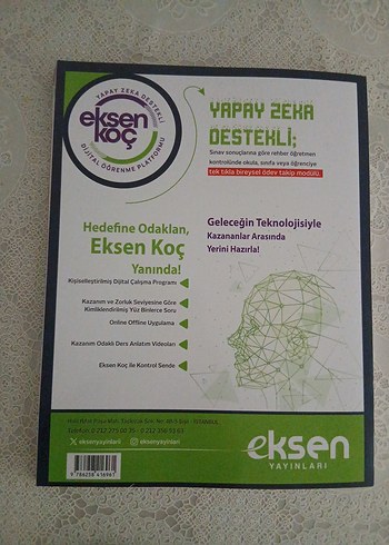 Eksen Koç Yapay Zeka Destekli Sınav Hazırlık Kitabı