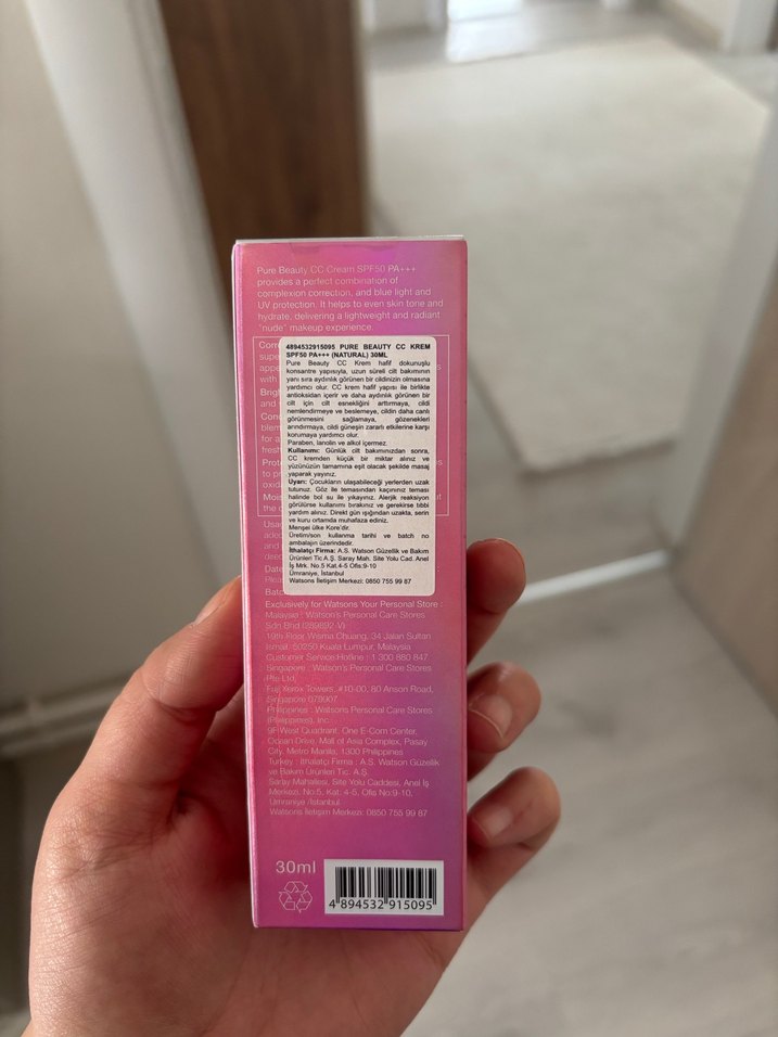 Pure Beauty Pastel Pembe CC Krem - Görsel 2