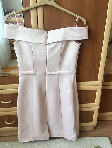 Kayık yaka elbise - Görsel 2