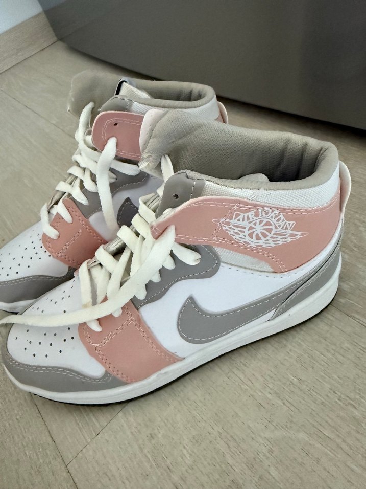 Pembe Gri Bağcıklı Kadın Spor Ayakkabı - Görsel 2