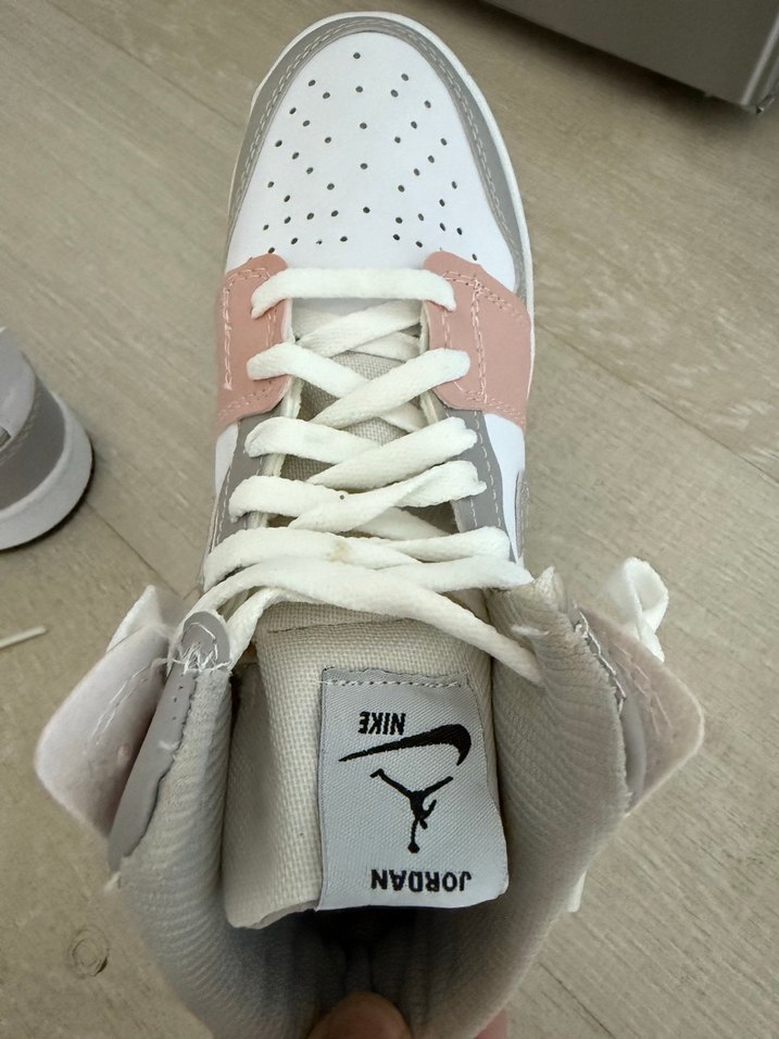 Pembe Gri Bağcıklı Kadın Spor Ayakkabı - Görsel 5