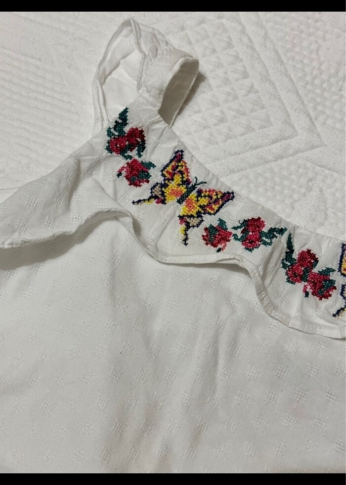 Çocuk keten bluz - Görsel 4