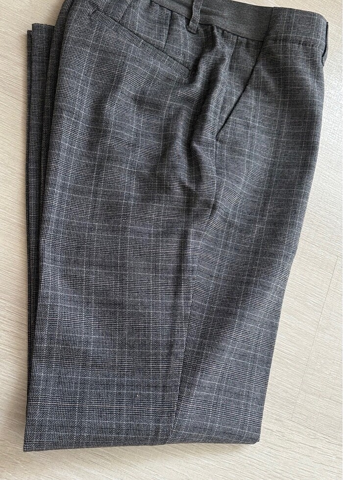 Yünlü kadın kumaş pantolon - Görsel 5