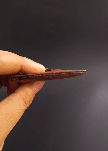 Orjinal el yapımı deri kartlık cüzdan - Görsel 4