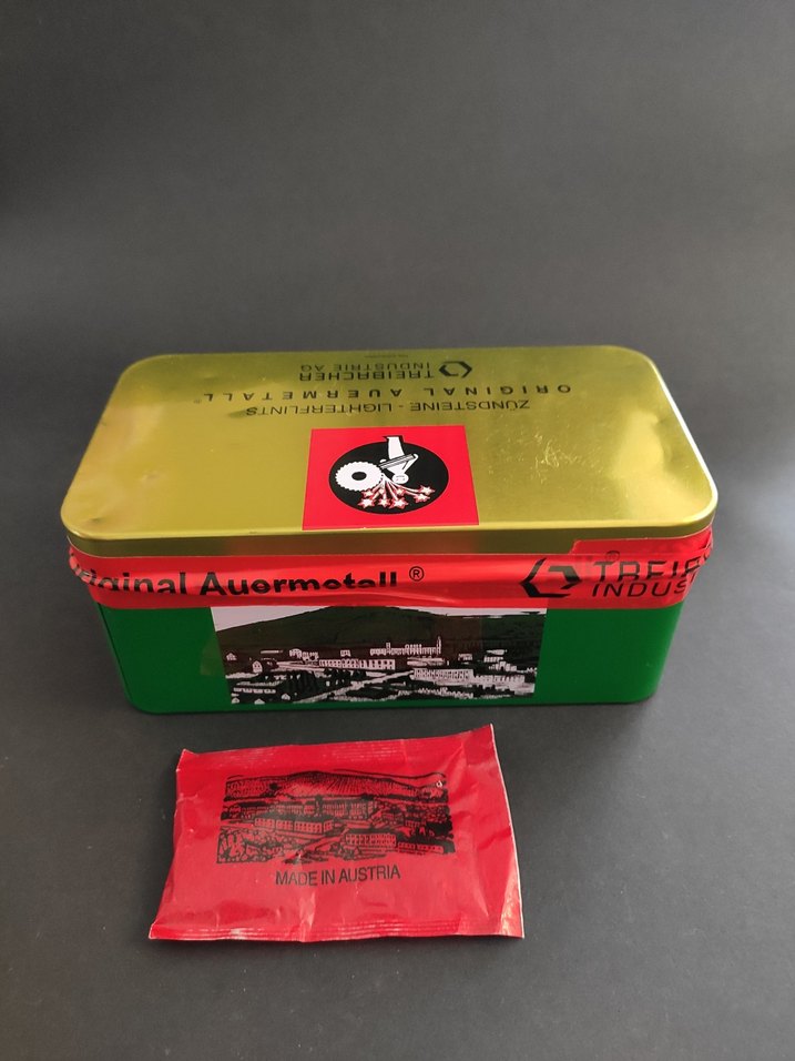 Orijinal Auer Metall Kırmızı Çakmak Taşları - Görsel 3