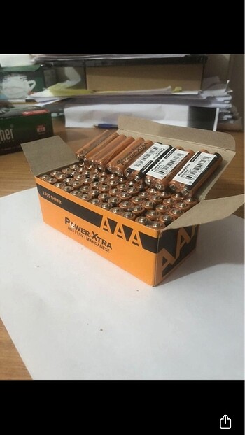 20 Adet AAA pil ve 1 Adet PH 2x100 bits uç