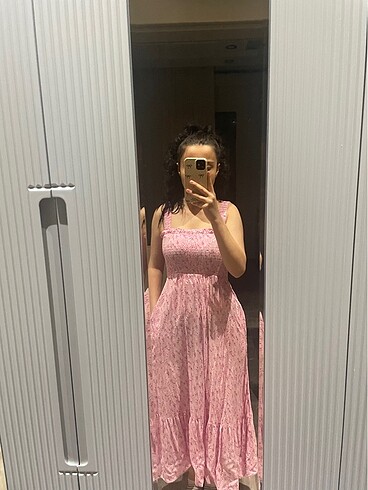 LC Waikiki Pembe elbise