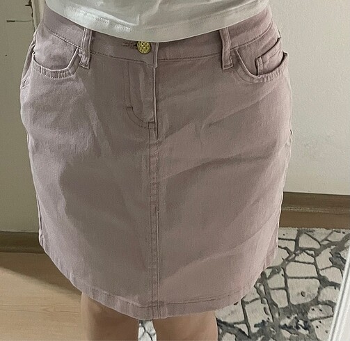 Diğer Pembe mini etek