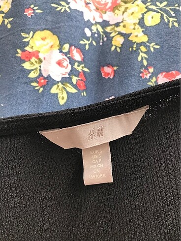 s Beden h&m kruvaze yaka midi boy elbise