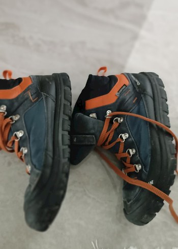 Gri Erkek Biker Ayakkabı Bağcıkları - Görsel 3