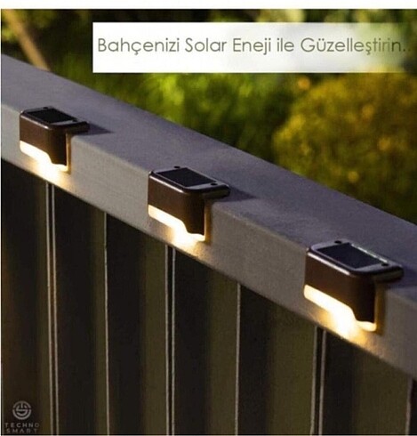Solar Merdiven Aydınlatma 4 Adet