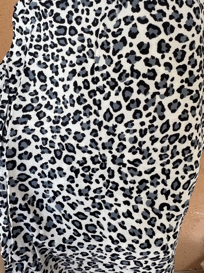 Leopar desenli elbise - Görsel 3