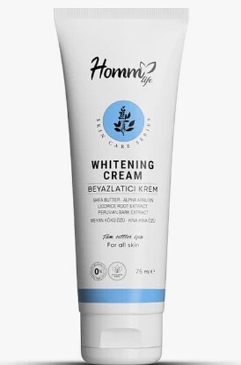 Homm Bitkisel Beyazlatıcı Krem