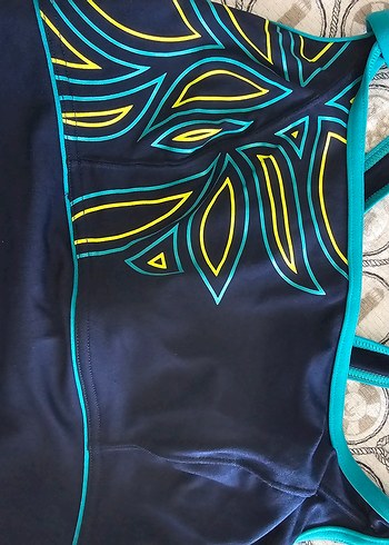 Kadın Lacivert İnce Askılı Mayo - Görsel 5