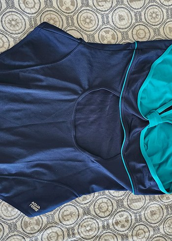 Kadın Lacivert İnce Askılı Mayo - Görsel 3