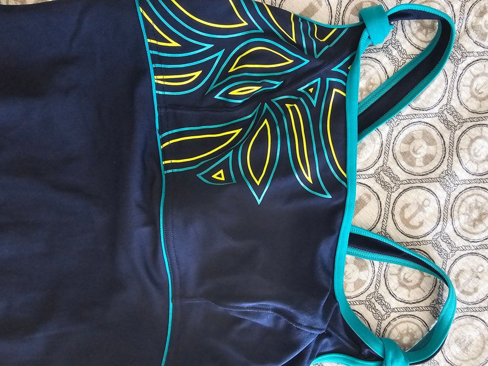 Kadın Lacivert İnce Askılı Mayo - Görsel 5