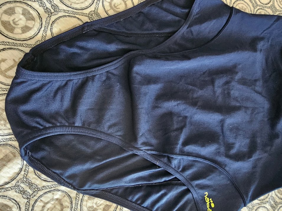 Kadın Lacivert İnce Askılı Mayo - Görsel 4