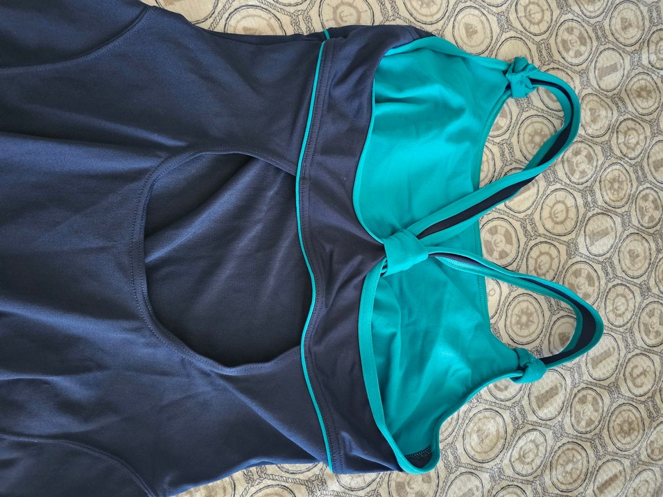 Kadın Lacivert İnce Askılı Mayo - Görsel 2