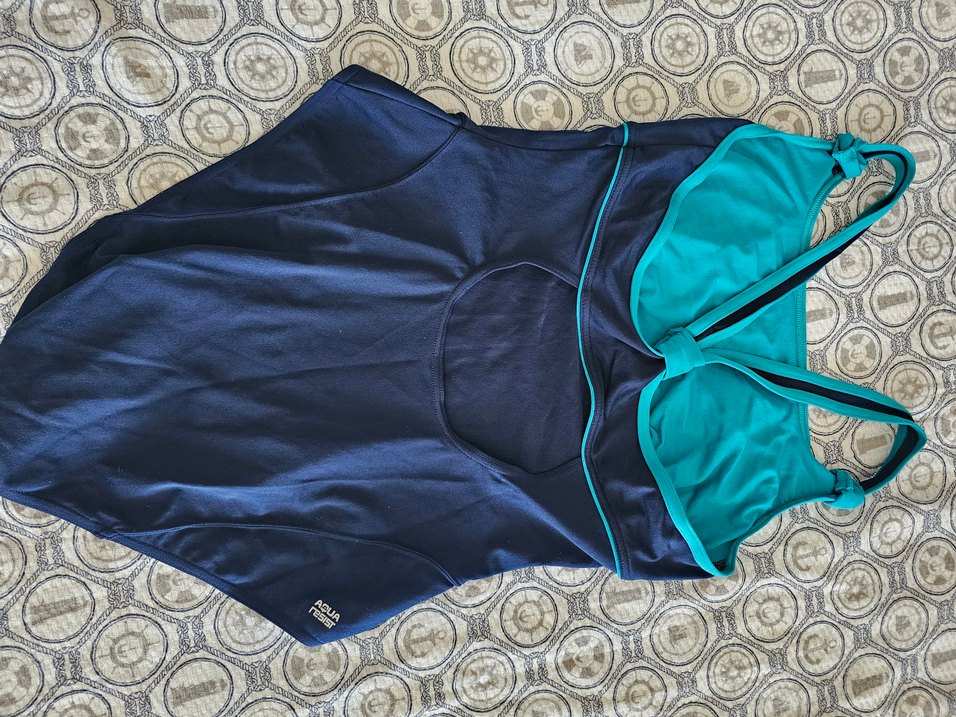 Kadın Lacivert İnce Askılı Mayo - Görsel 3