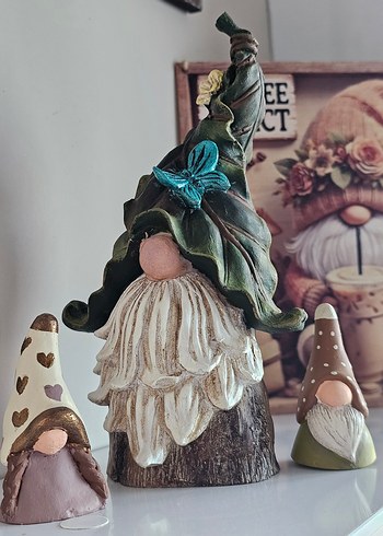 Şapkalı Dekoratif Cüce  biblo - Görsel 2