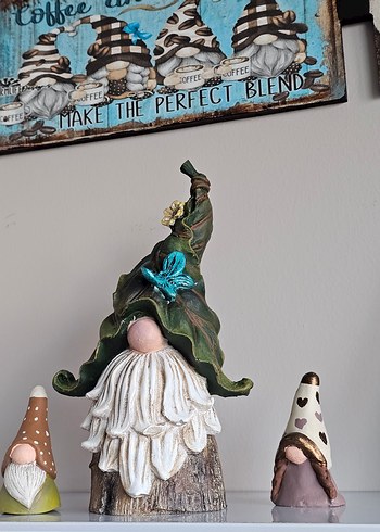 Şapkalı Dekoratif Cüce  biblo - Görsel 3