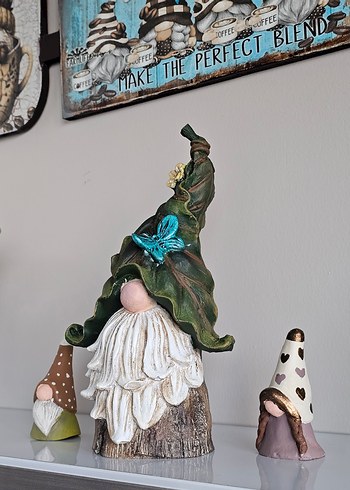 Şapkalı Dekoratif Cüce  biblo - Görsel 6