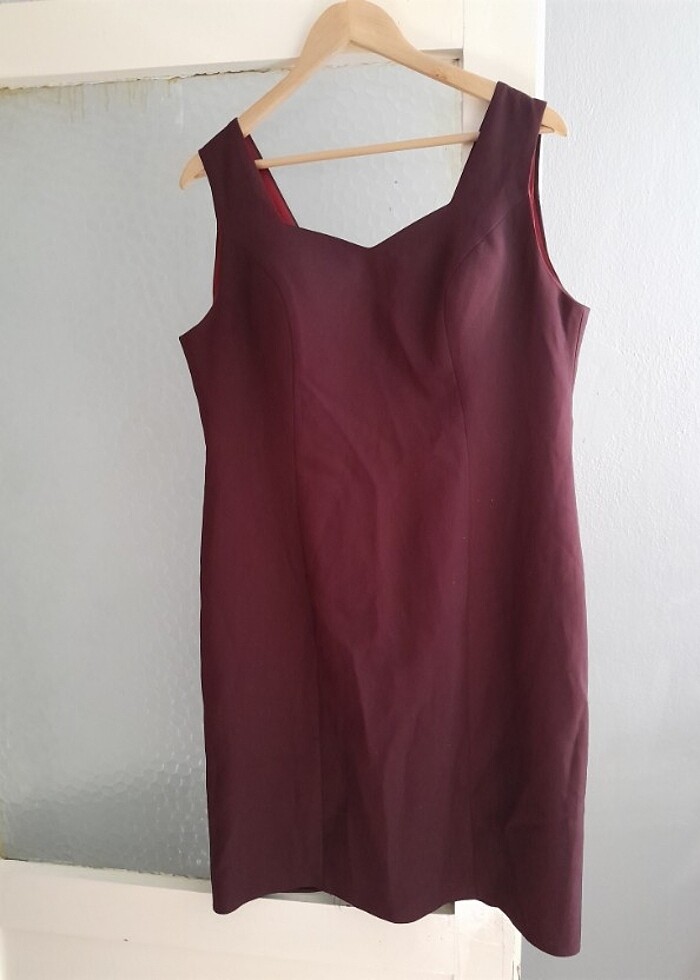 Mürdüm renk abiye  - Görsel 2