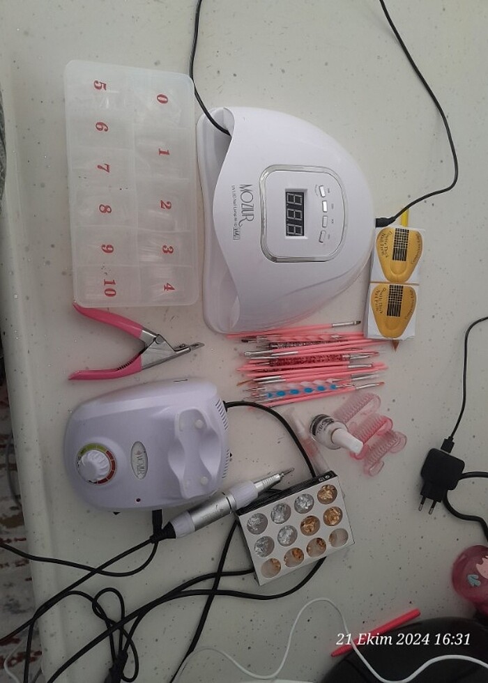 Tırnak seti uv ışık freeze  - Görsel 2