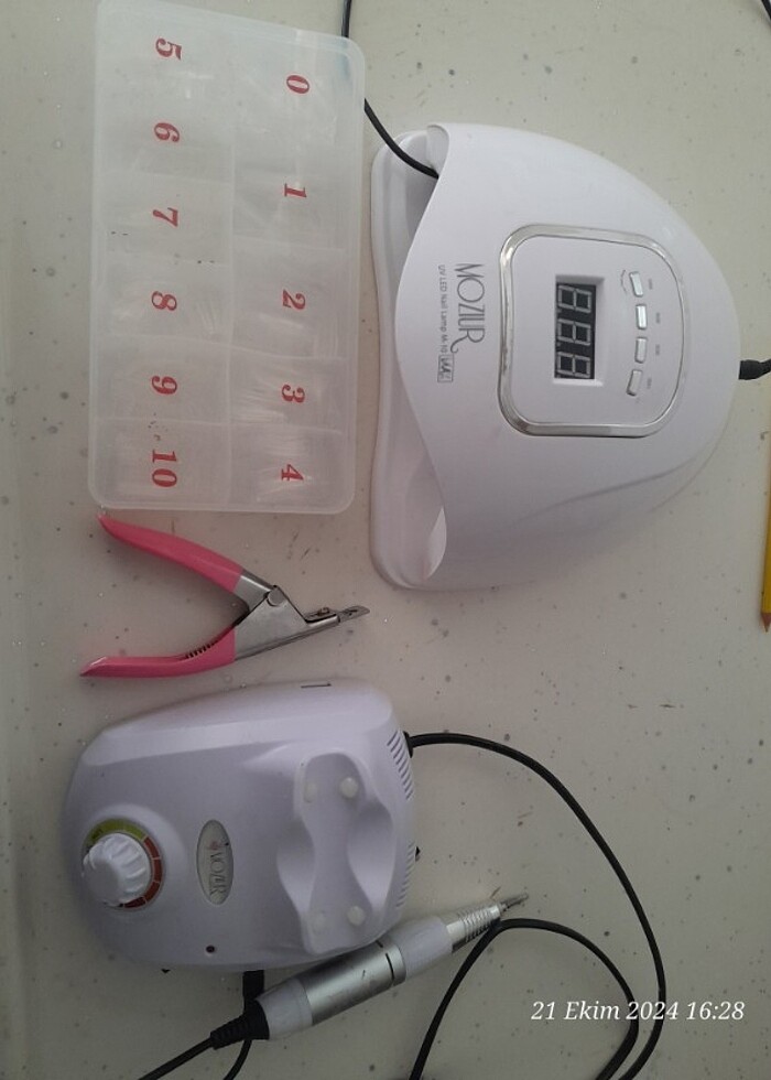 Tırnak seti uv ışık freeze  - Görsel 3