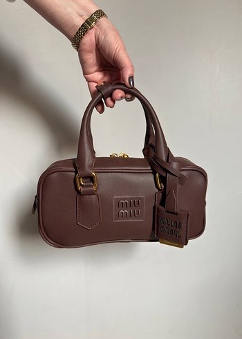 MIU MIU Arcadie leather top-handle bag - Görsel 3