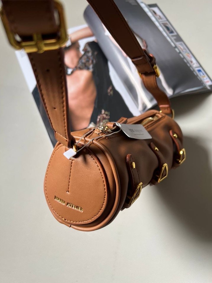 Manu Atelier - Cylinder Çanta - Görsel 2