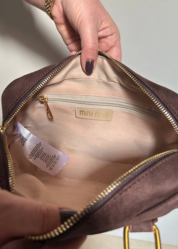 MIU MIU Arcadie leather top-handle bag - Görsel 6