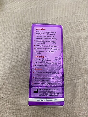  Beden Renk Nazal Burun Açıcı