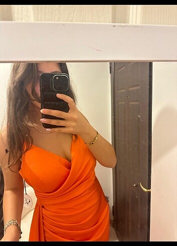 xl Beden Saten elbise