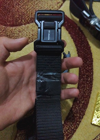 Columbia Siyah Minimalist Erkek Kemer