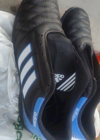 Adidas Erkek Mavi Siyah Futbol Ayakkabısı Velcro