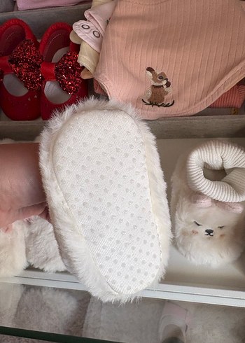 Lcw Kız Çocuk Beyaz Kürklü Sıcak Ev Terliği - Görsel 2