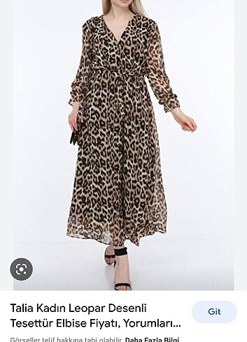 Zara Leopar elbise