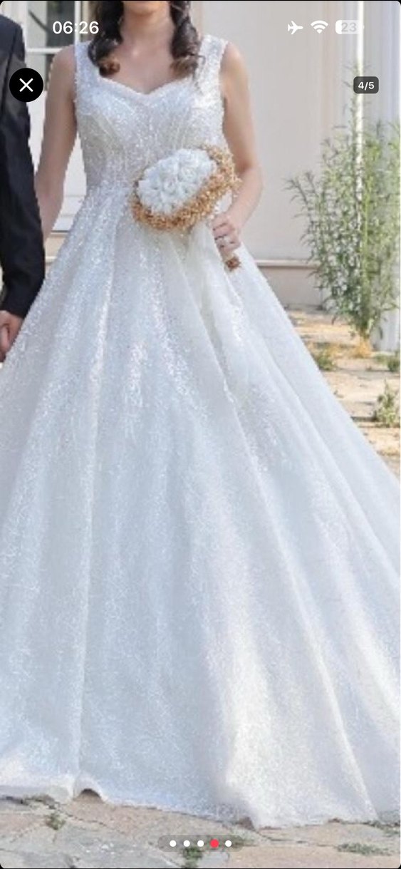 Gelinik sadece 1saatlik çekimde giyildi - Görsel 2