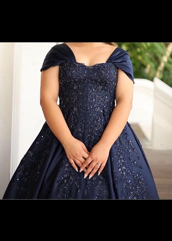 Drapeli Lacivert nişanlık - Görsel 2