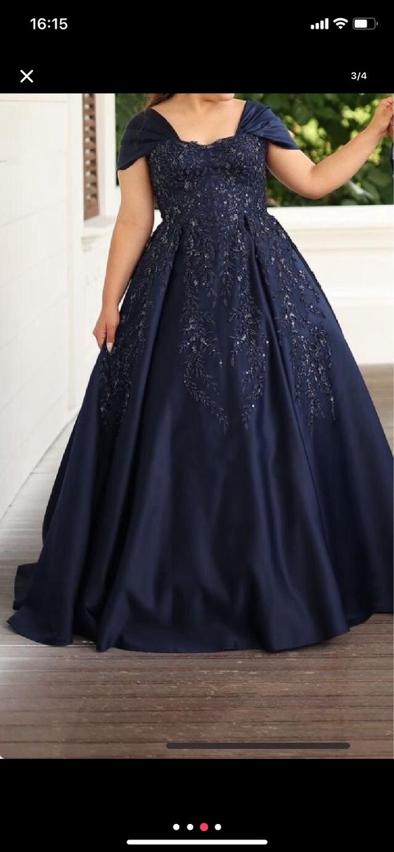 Drapeli Lacivert nişanlık - Görsel 4