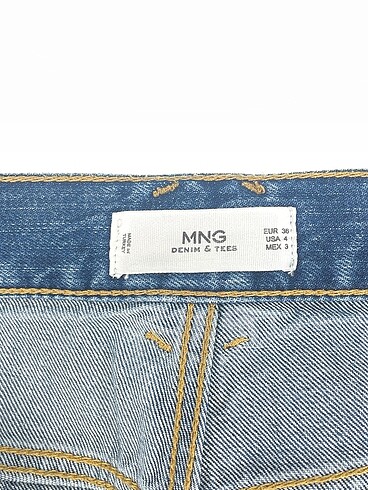 36 Beden mavi Renk Mango Jean / Kot %70 İndirimli.
