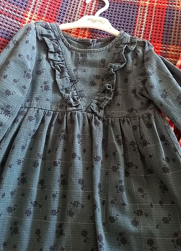 Cıtır cicek elbise tam mevsimlik - Görsel 5