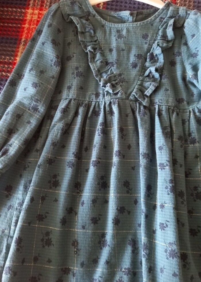 Cıtır cicek elbise tam mevsimlik - Görsel 3