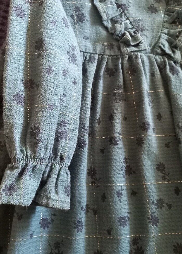 Cıtır cicek elbise tam mevsimlik - Görsel 4