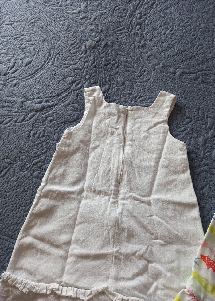 BG Elbise cift elbise cok cici keten viskon pamuk astarli - Görsel 2